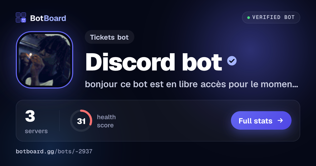 Share card for 𝐖𝐈𝐋𝐃𝐍𝐄𝐒𝐒 𝐓𝐈𝐂𝐊𝐄𝐓 👾