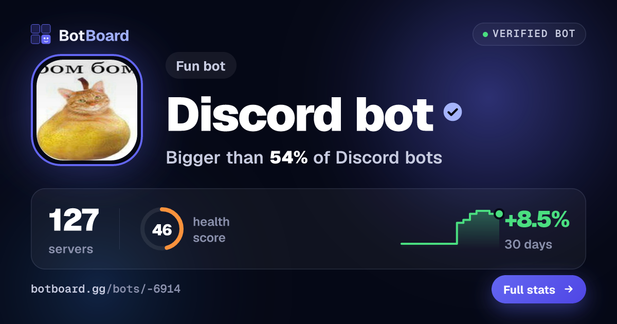 Share card for БОМБОМ БОТ