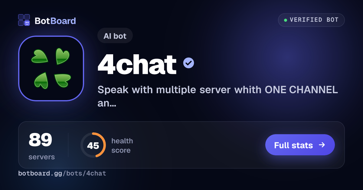 Share card for 4chat