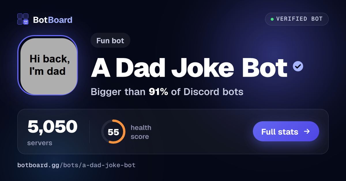 Share card for A Dad Joke Bot