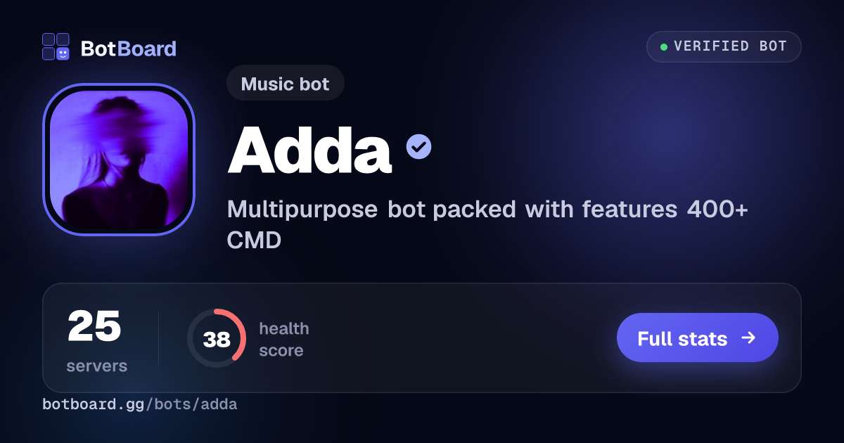 Share card for Adda