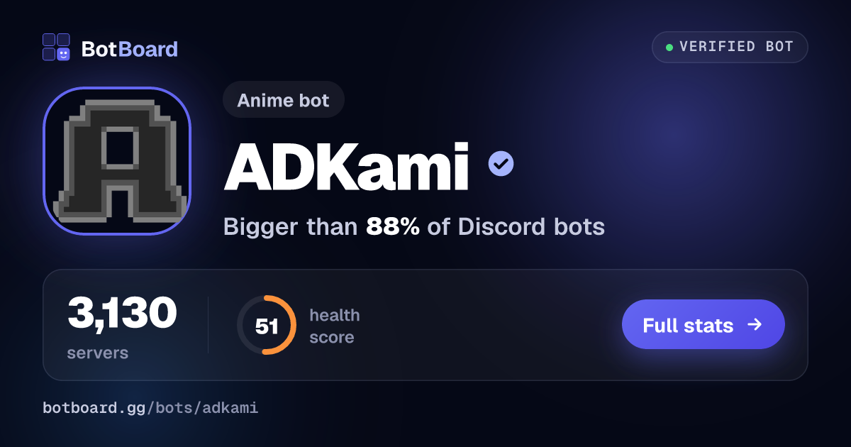 Share card for ADKami