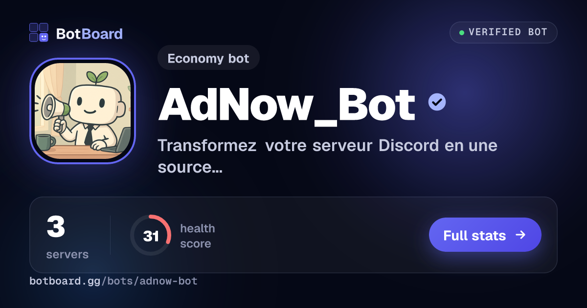 Share card for AdNow_Bot