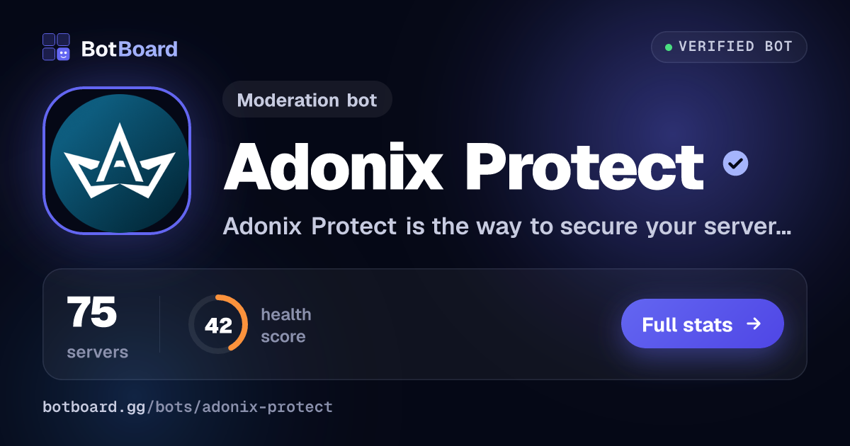 Share card for Adonix Protect