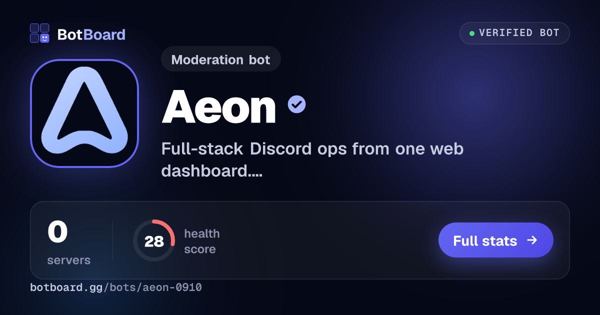 Share card for Aeon