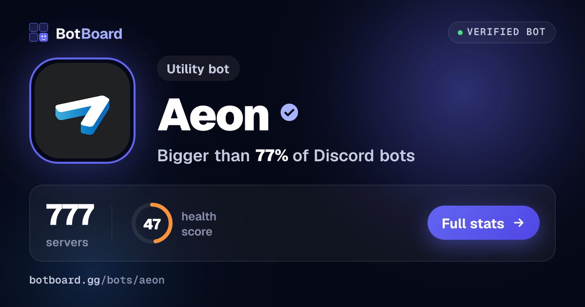 Share card for Aeon