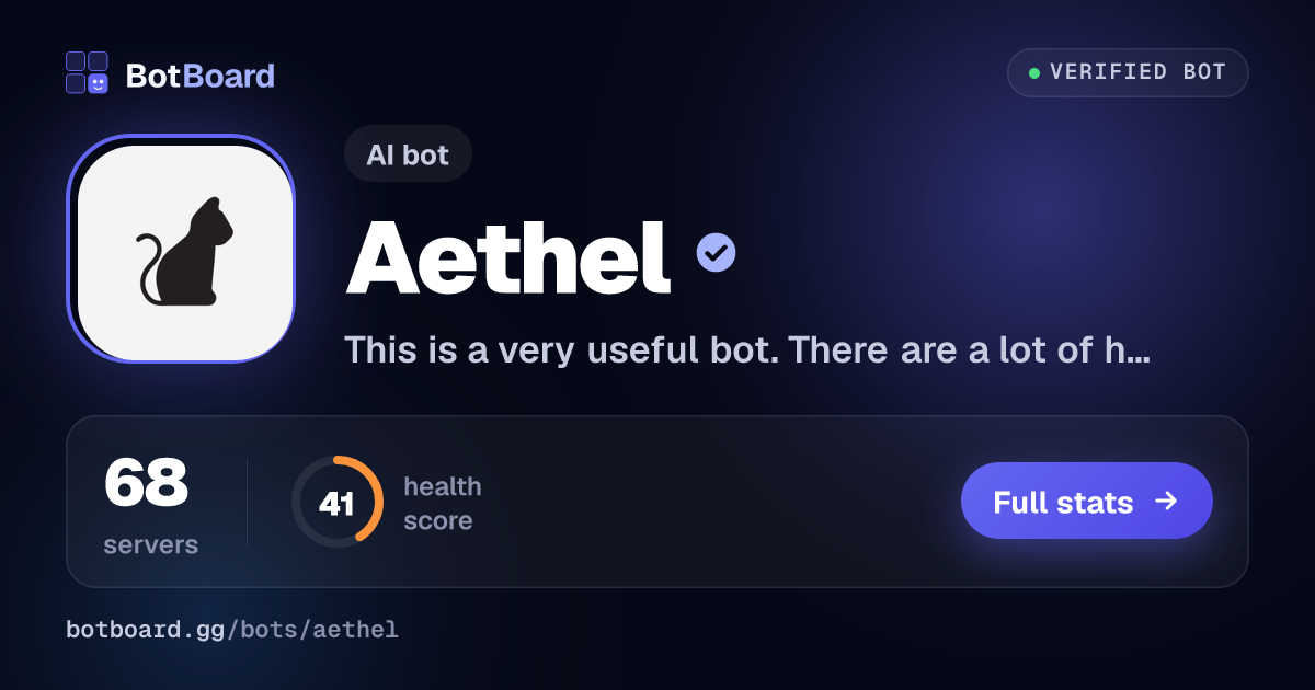 Share card for Aethel