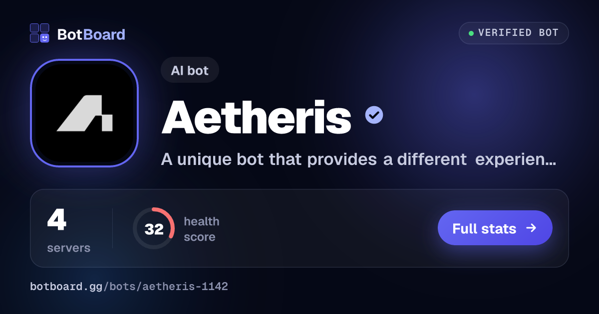 Share card for Aetheris