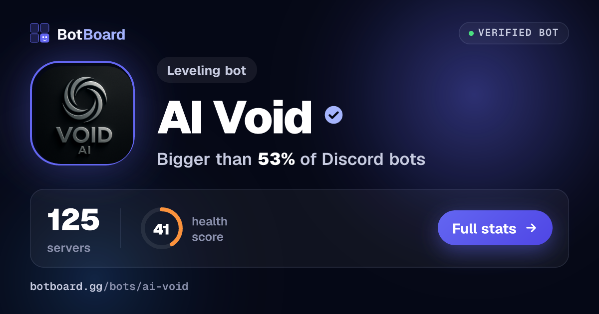 Share card for AI Void 🧿