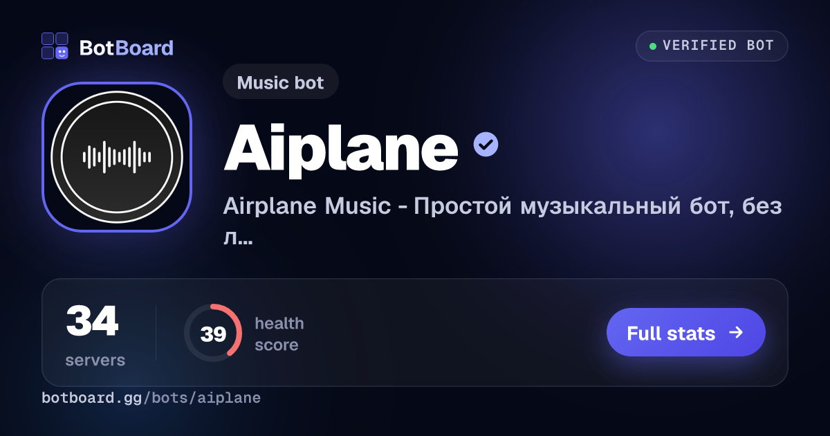 Share card for Aiplane