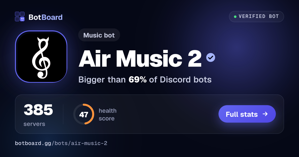 Share card for Air Music 2