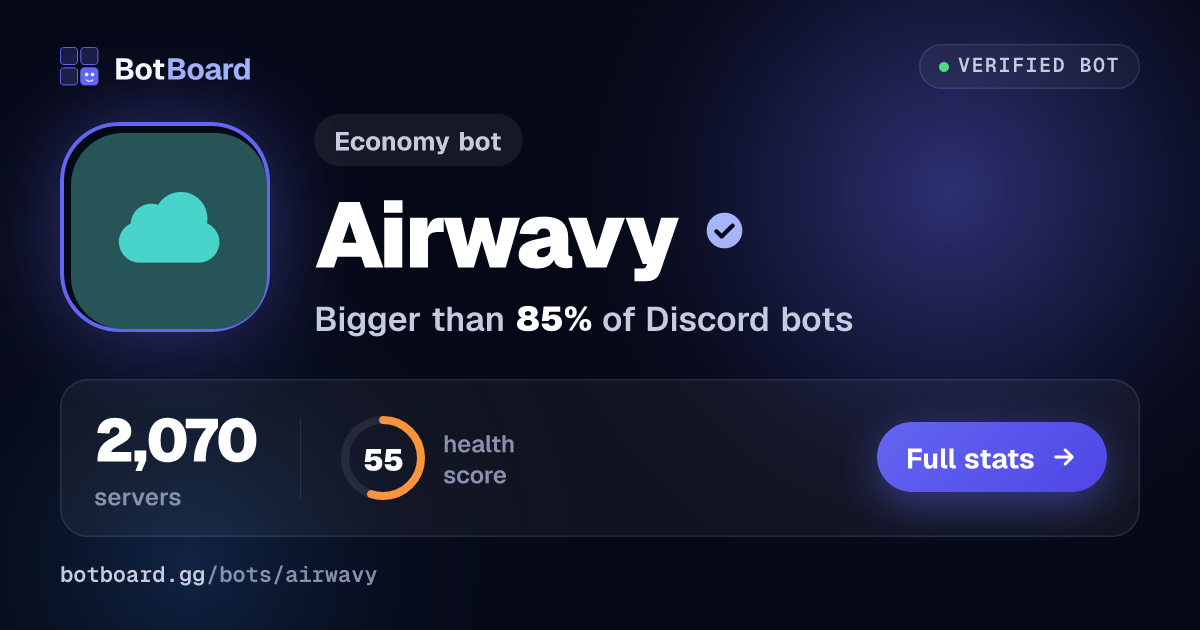 Share card for Airwavy