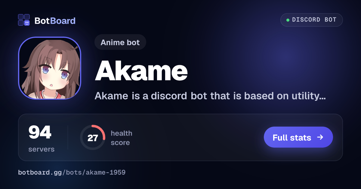 Share card for Akame