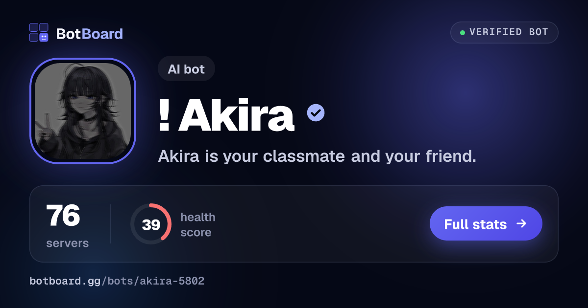 Share card for ! Akira