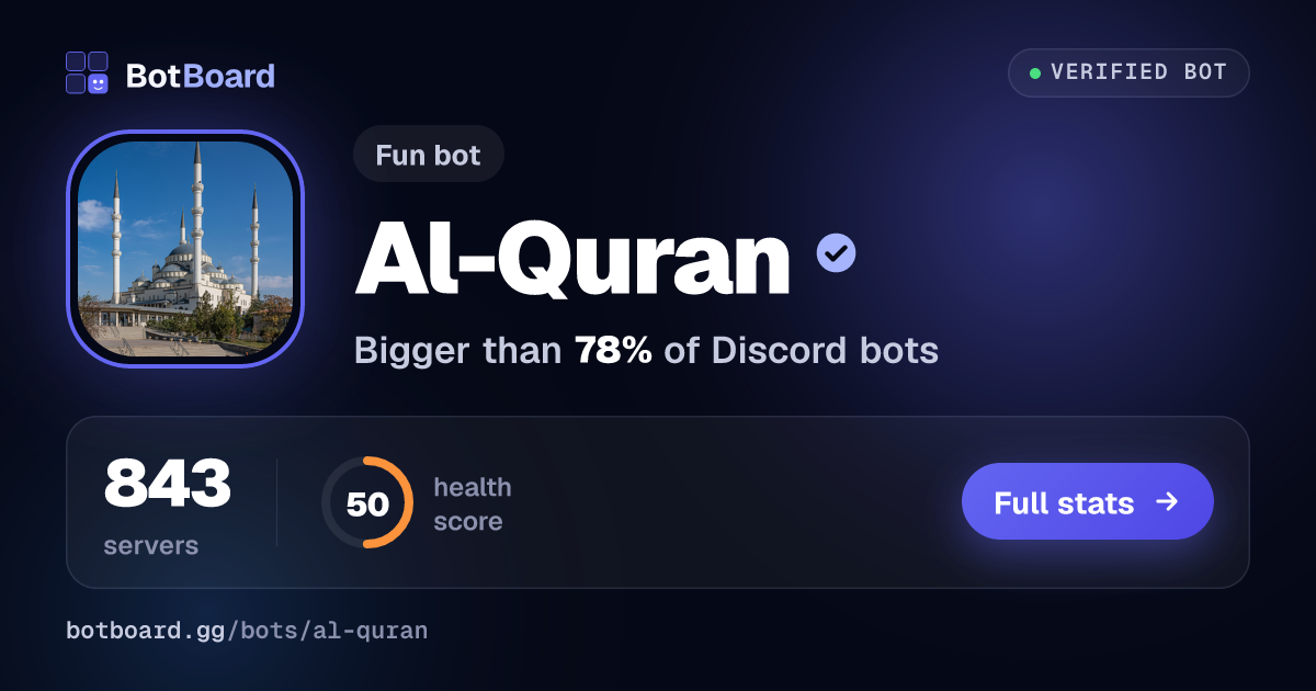 Share card for Al-Quran