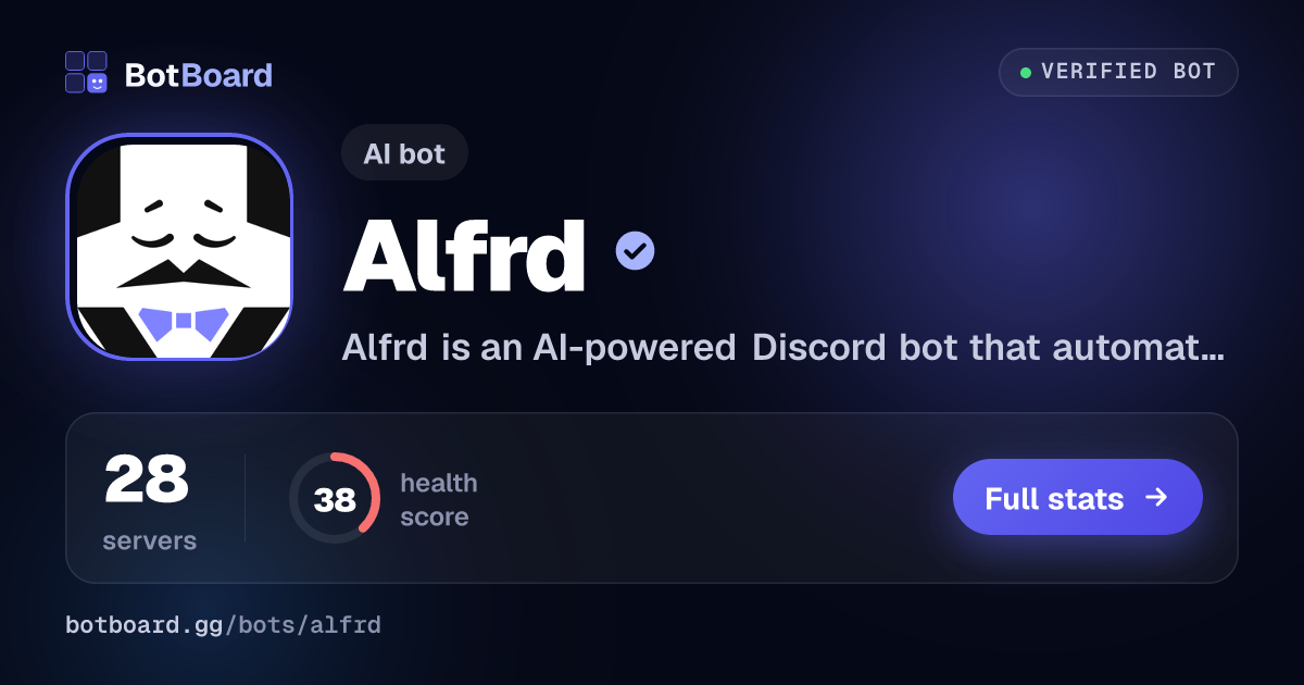 Share card for Alfrd