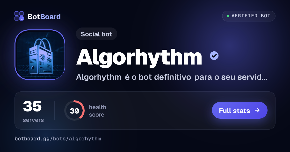 Share card for Algorhythm