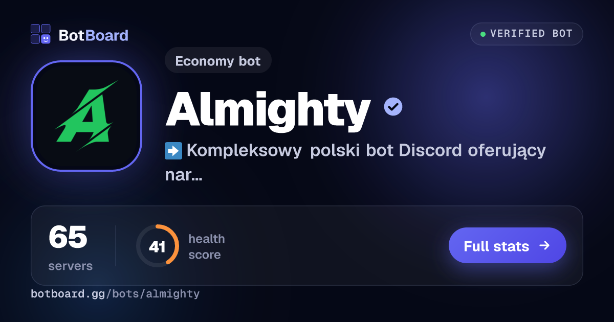Share card for Almighty