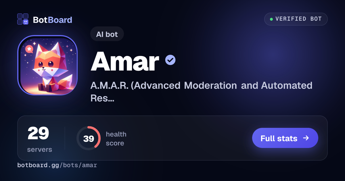 Share card for Amar