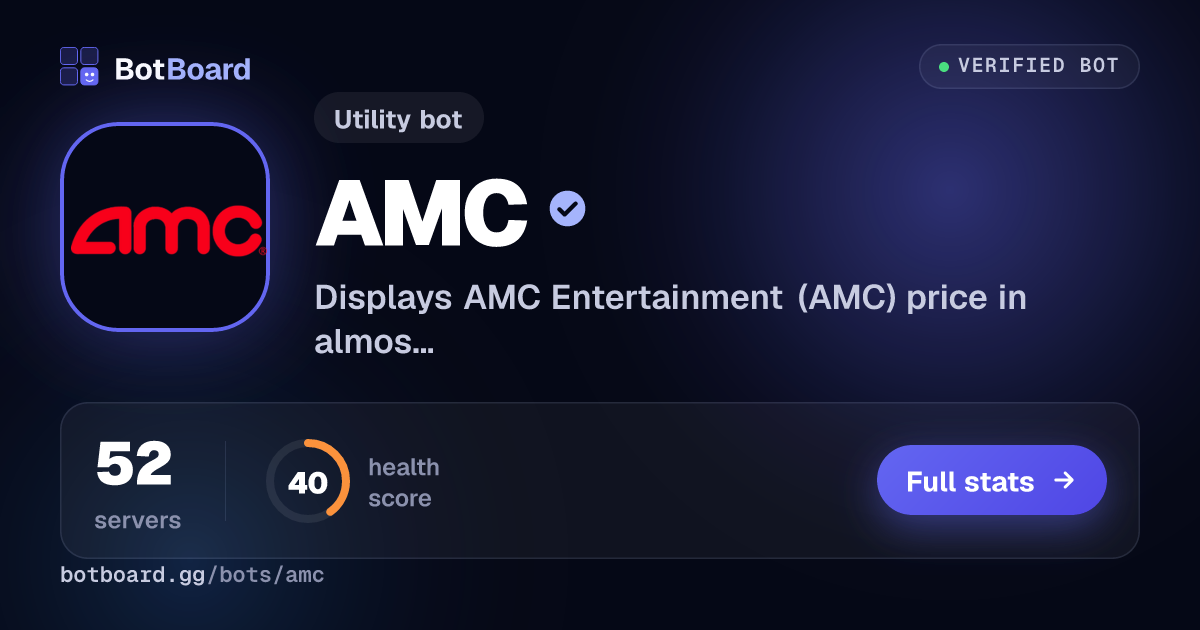 Share card for AMC