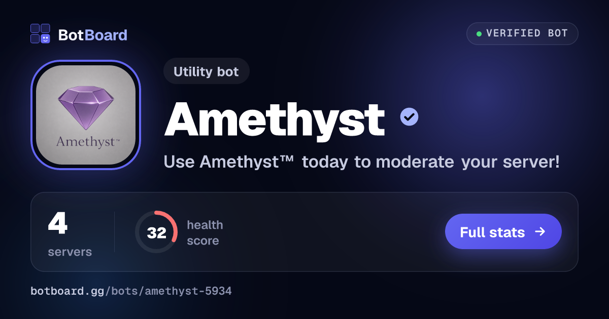 Share card for Amethyst™