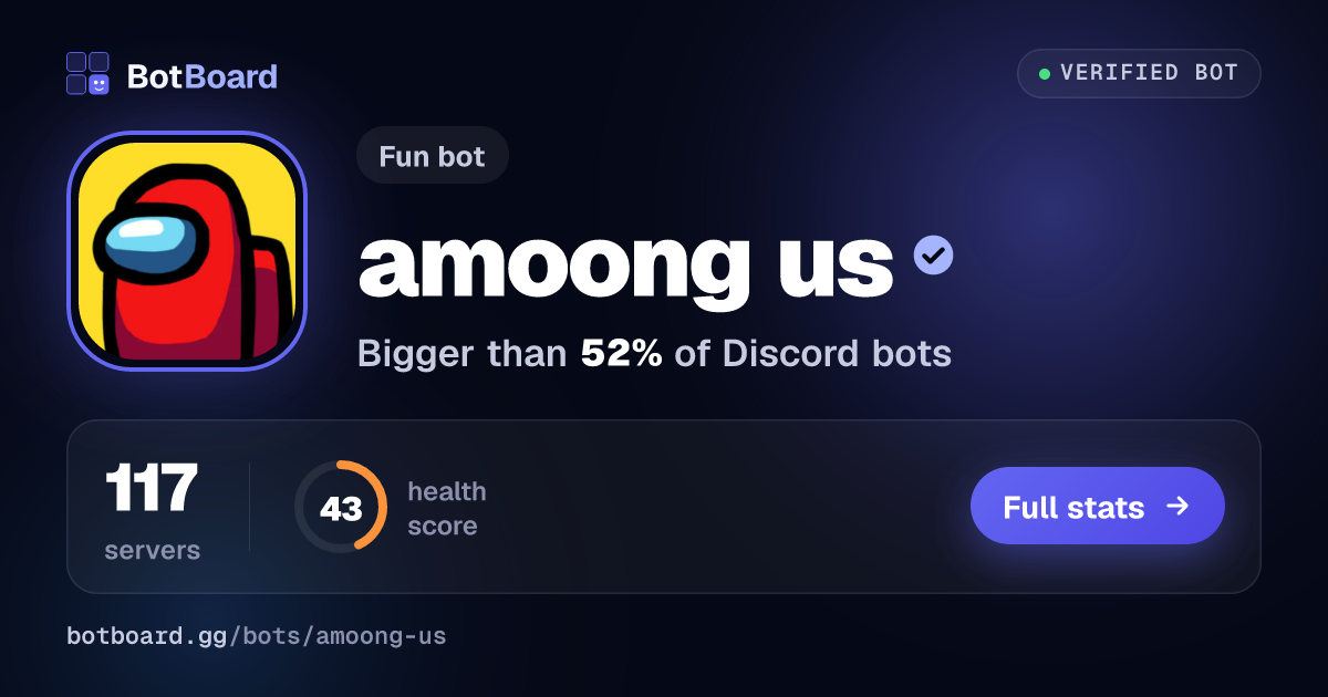 Share card for amoong us