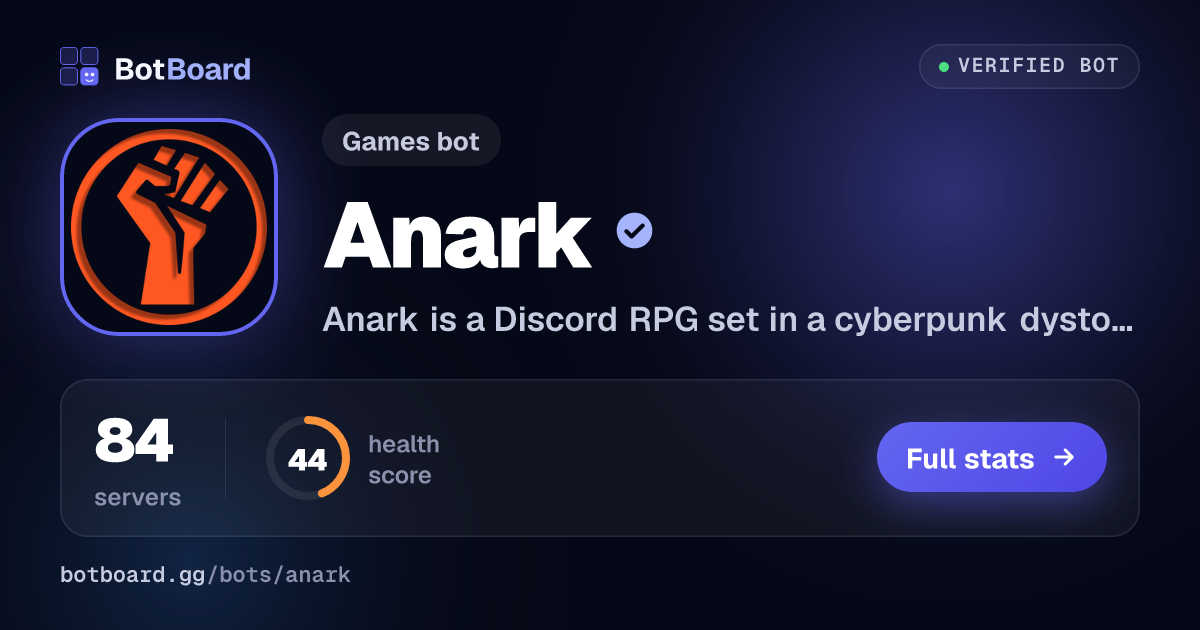 Share card for Anark