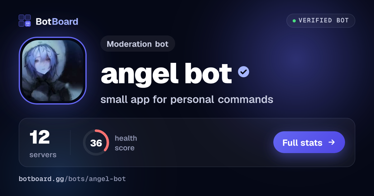 Share card for angel bot