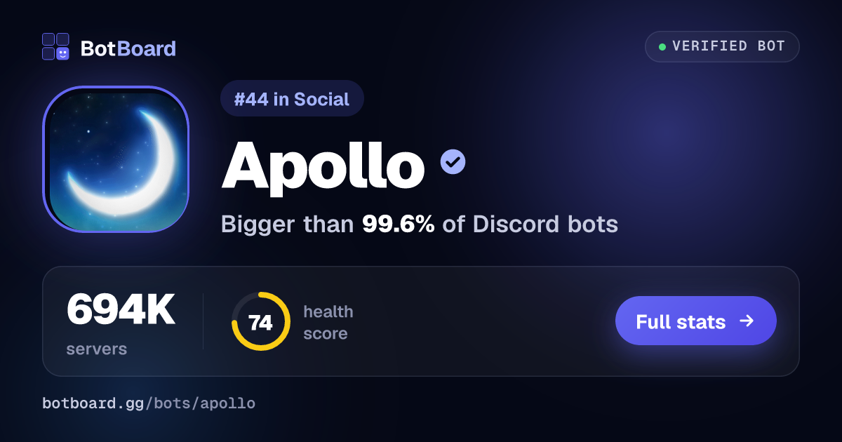 Share card for Apollo