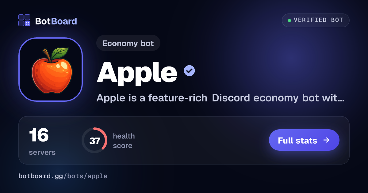Share card for Apple