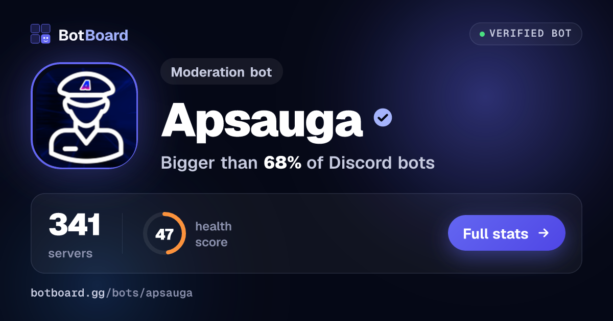 Share card for Apsauga