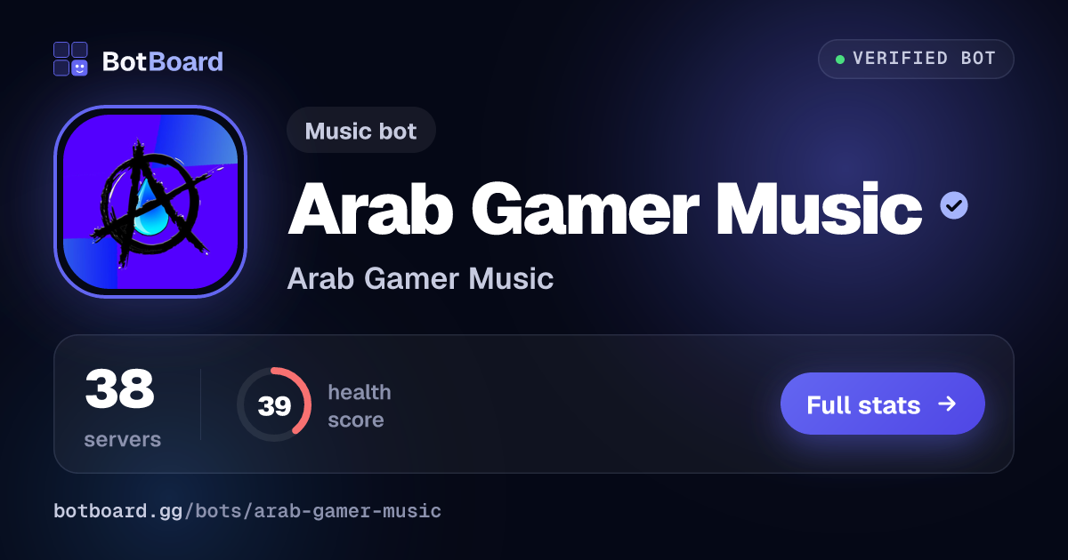 Share card for Arab Gamer Music