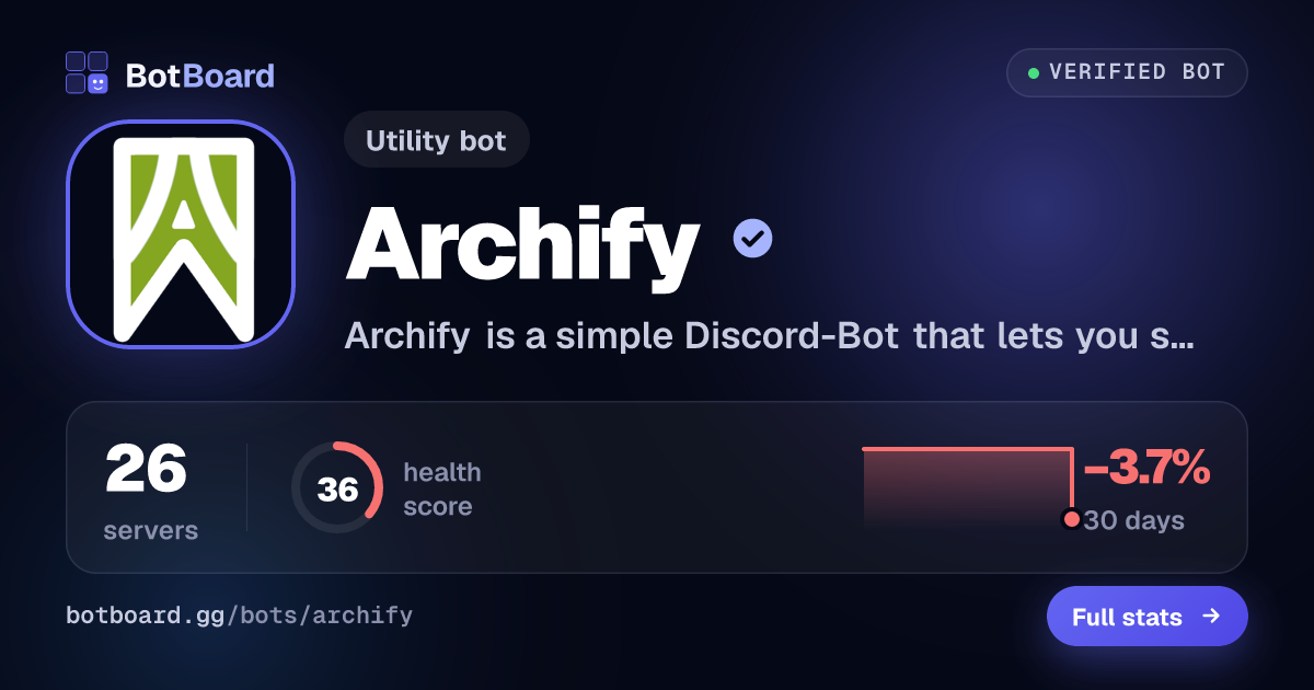 Share card for Archify