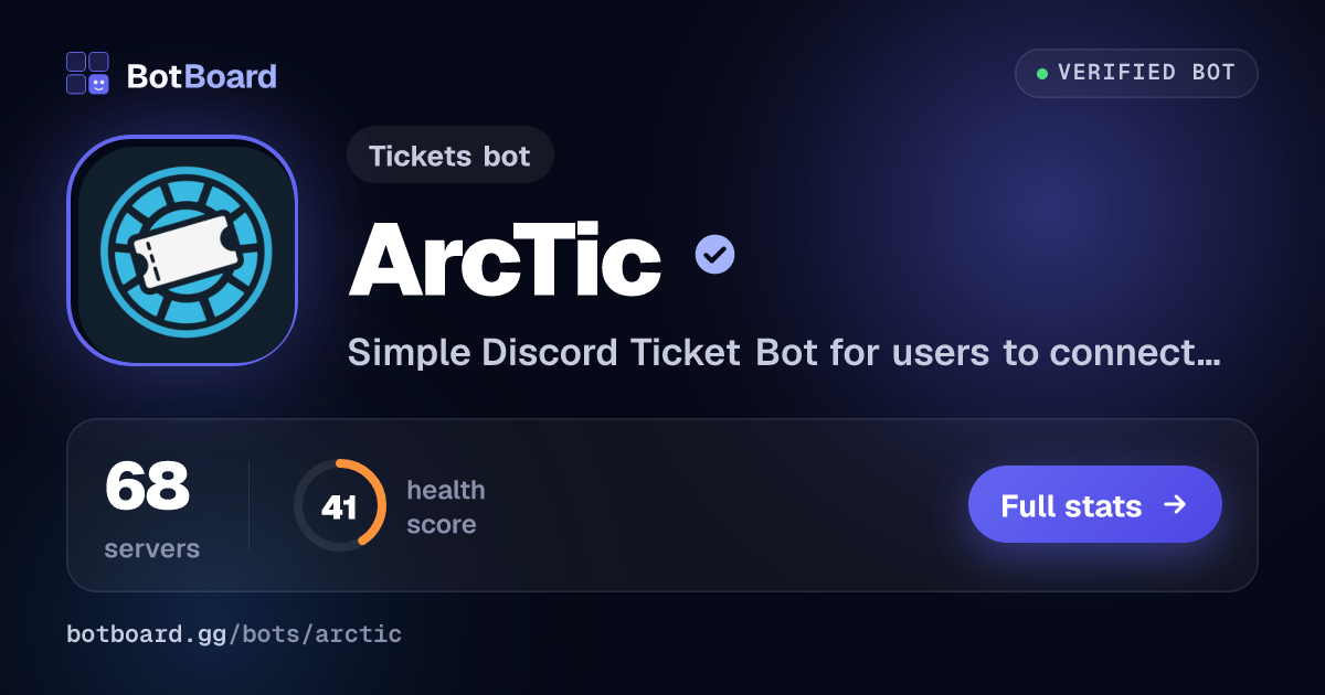 Share card for ArcTic
