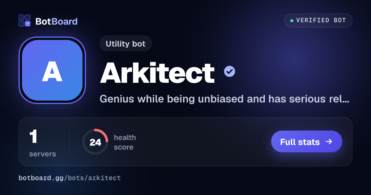 Share card for Arkitect