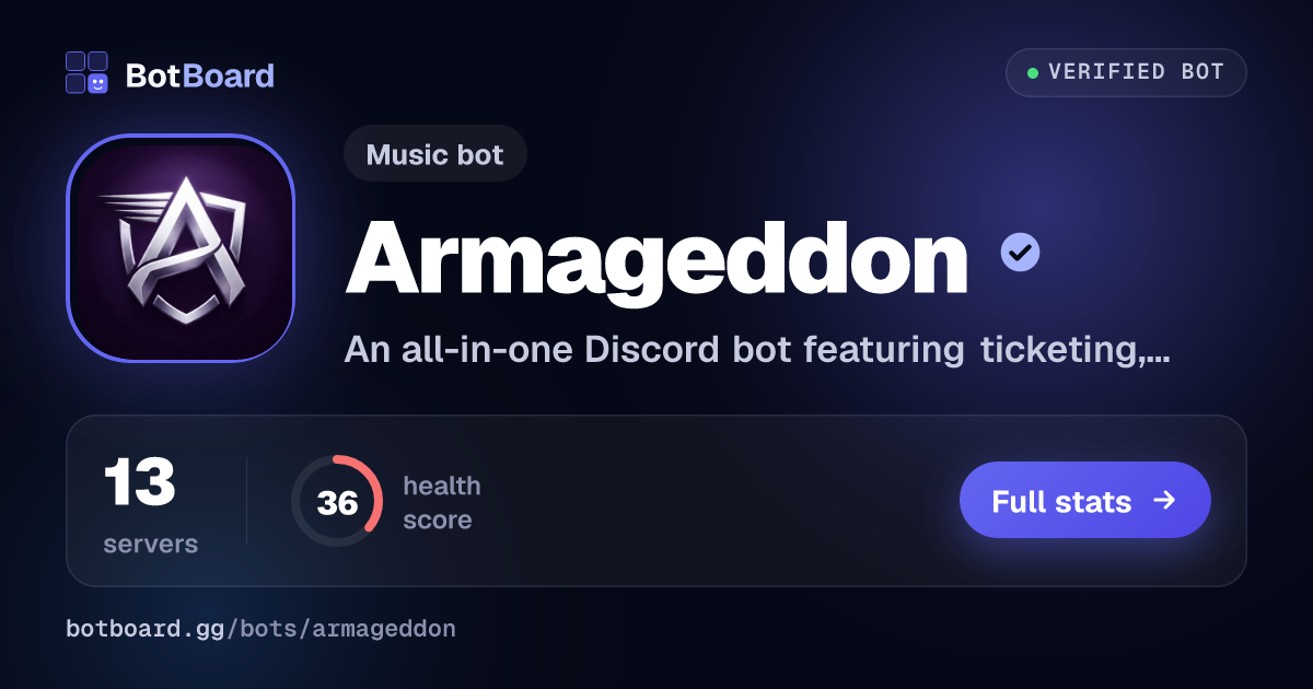 Share card for Armageddon