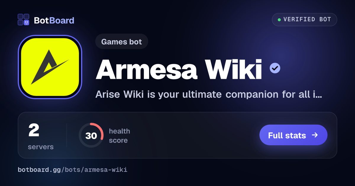Share card for Armesa Wiki