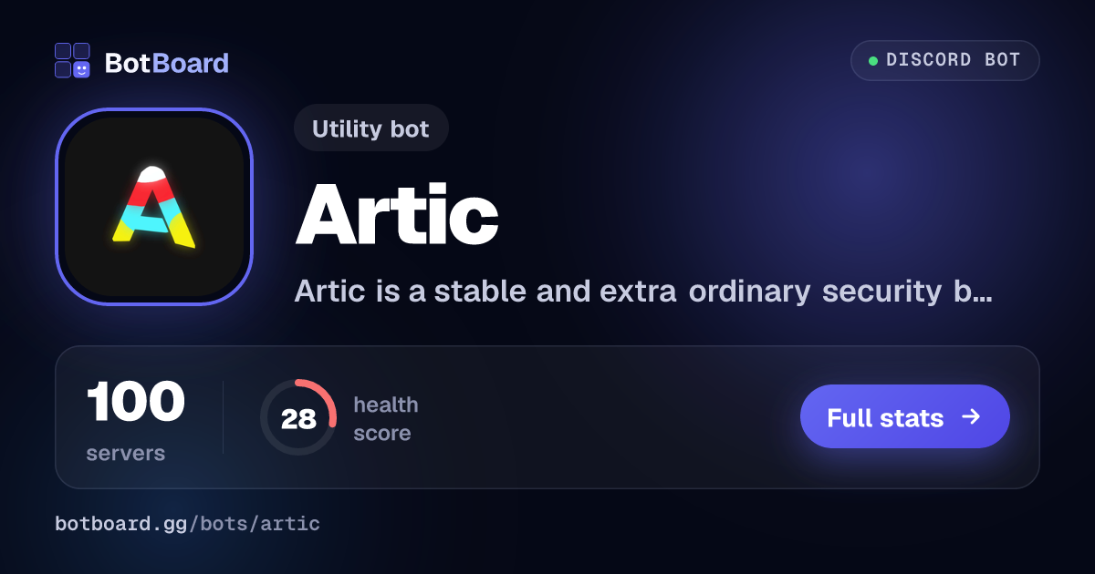 Share card for Artic