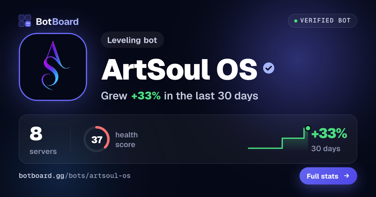 Share card for ArtSoul OS