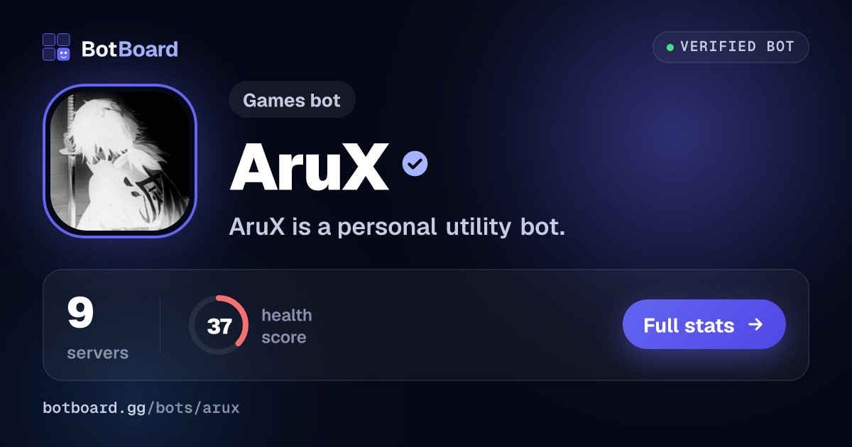 Share card for AruX