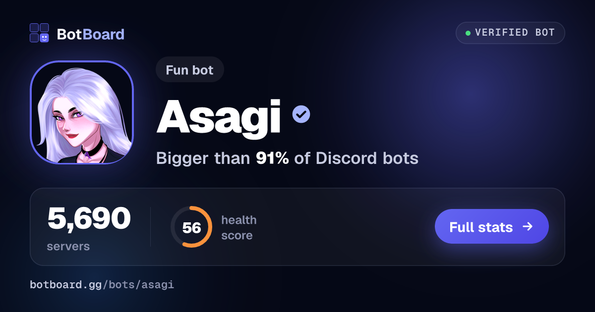 Share card for Asagi