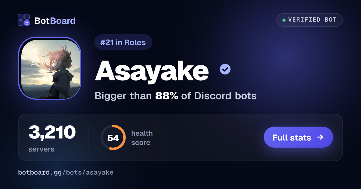 Share card for Asayake