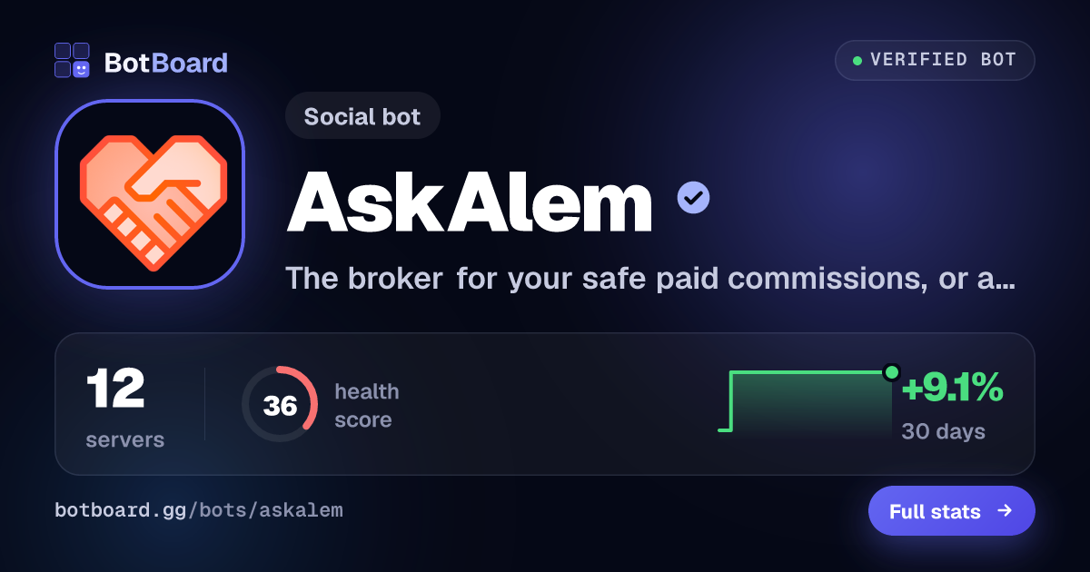 Share card for AskAlem