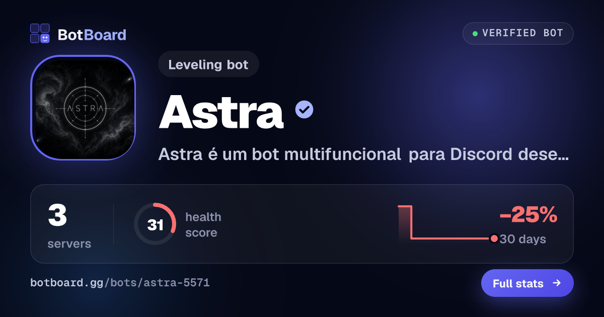 Share card for 🌌 Astra