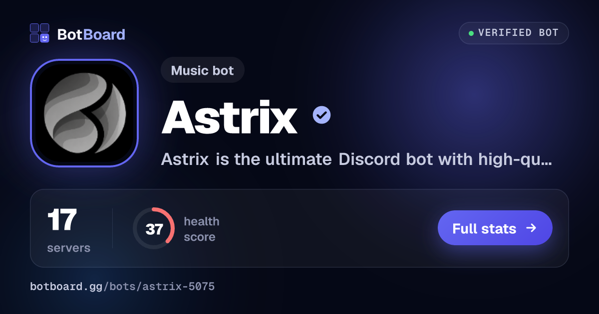 Share card for Astrix