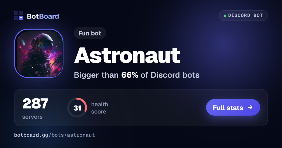 Share card for Astronaut