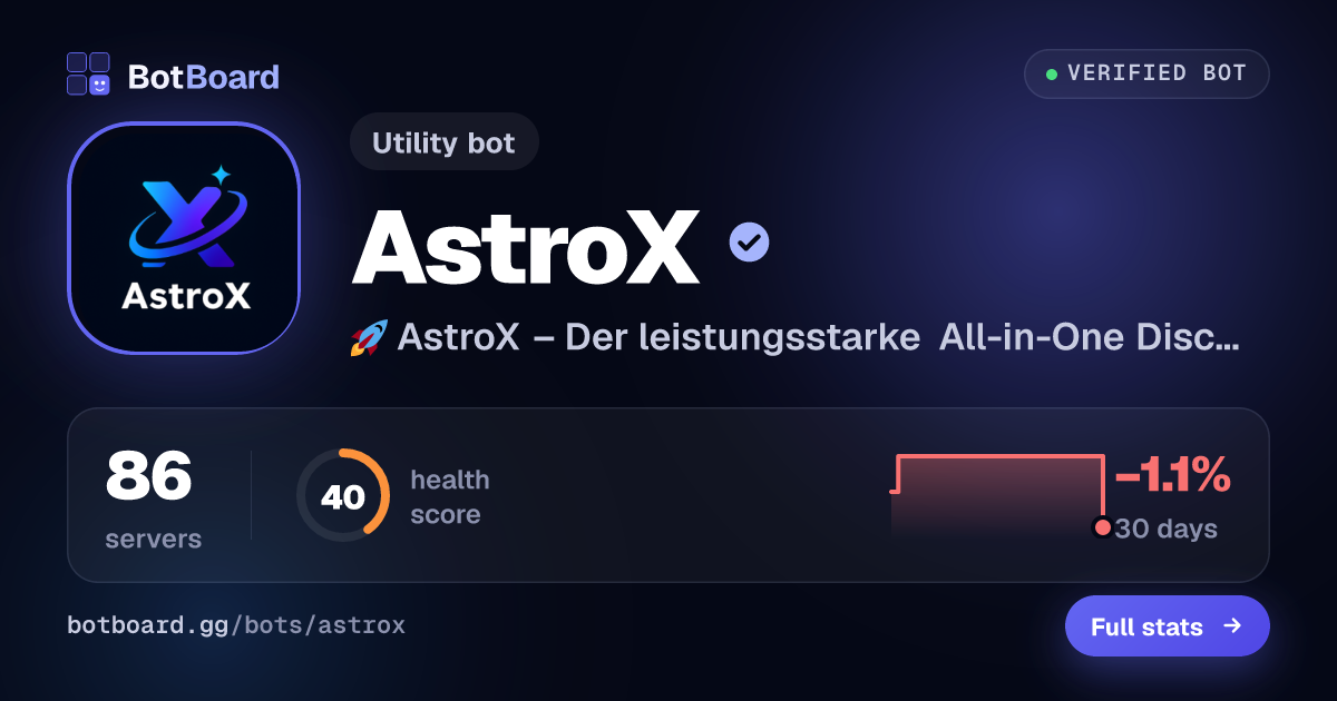 Share card for AstroX