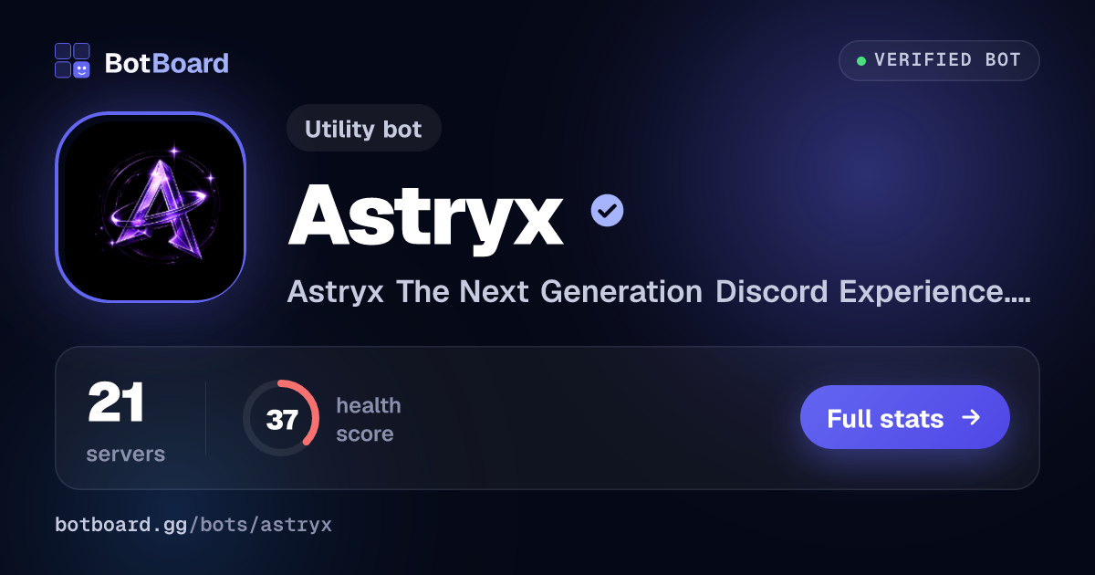 Share card for Astryx