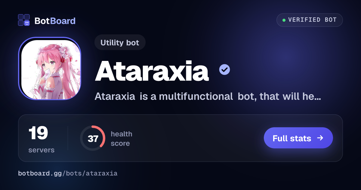 Share card for Ataraxia
