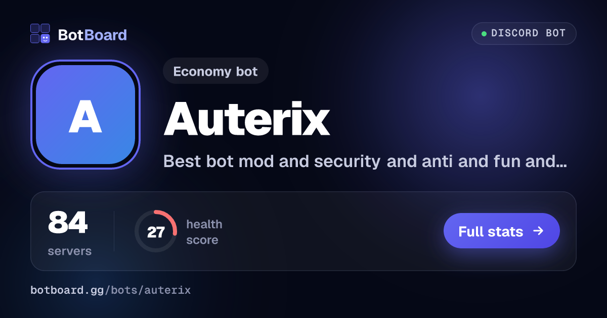 Share card for Auterix
